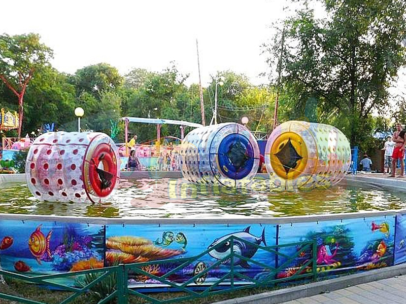 Aufblasbares Wasserrollenhamster-Ballpoolspielzeug der kommerziellen aufblasbaren Zylinderrolle